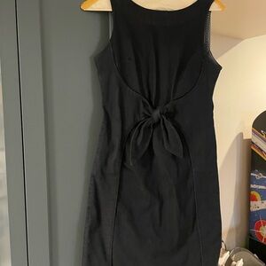 HOLDING HORSES Black Backless Dress